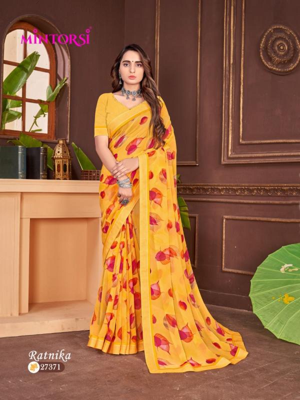 Mintorsi Ratnika Soft Georgette Designer Exclusive Saree Collection